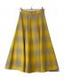 ANAYI（アナイ）の古着「オンブレーチェックフレアスカート 102327-11-370」｜イエロー