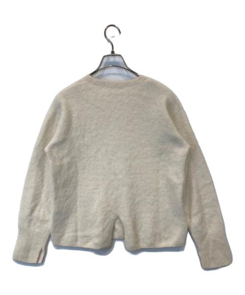 DES PRES（デ プレ）DES PRES (デ プレ) フォックスカシミヤ クルーネックプルオーバー　22-02-34-02302 ホワイト サイズ:FREEの古着・服飾アイテム