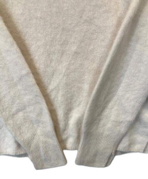 DES PRES（デ プレ）DES PRES (デ プレ) フォックスカシミヤ クルーネックプルオーバー　22-02-34-02302 ホワイト サイズ:FREEの古着・服飾アイテム