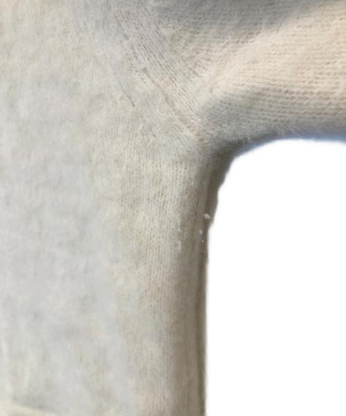 DES PRES（デ プレ）DES PRES (デ プレ) フォックスカシミヤ クルーネックプルオーバー　22-02-34-02302 ホワイト サイズ:FREEの古着・服飾アイテム