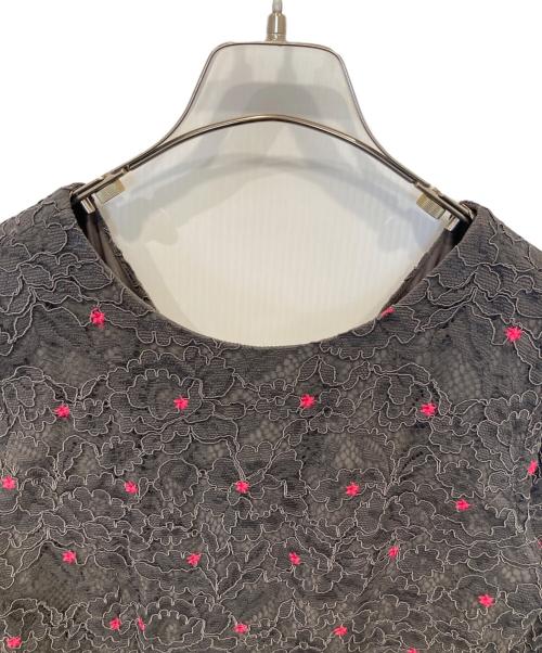 Diagram（ダイアグラム）Diagram (ダイアグラム) レース刺繍ロングワンピース 3843 1167-1 グレー サイズ:36の古着・服飾アイテム