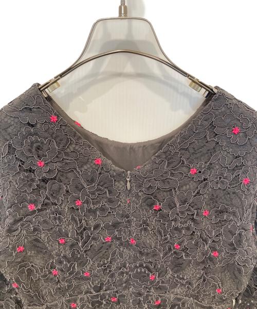 Diagram（ダイアグラム）Diagram (ダイアグラム) レース刺繍ロングワンピース 3843 1167-1 グレー サイズ:36の古着・服飾アイテム