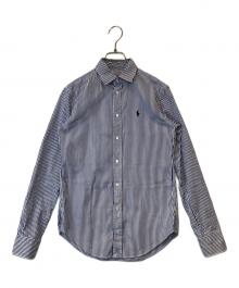 POLO RALPH LAUREN（ポロ・ラルフローレン）の古着「ストライプシャツ」｜ブルー×ホワイト