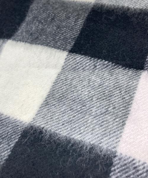 BURBERRY LONDON（バーバリーロンドン）BURBERRY LONDON (バーバリーロンドン) カシミヤマフラー ブラック×ライトピンク サイズ:200×36cmの古着・服飾アイテム