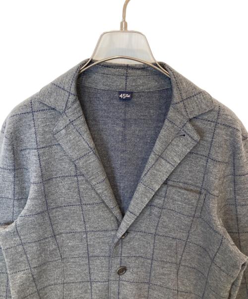 45R（フォーティファイブ・アール）45R (フォーティファイブ・アール) 3Bジャケット グレー サイズ:3の古着・服飾アイテム