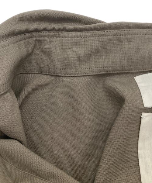 MARKWARE（マーカウェア）MARKWARE (マーカウェア) POLO COLLAR TENT SHIRT　A22A-13SH02C シャツ ブラウン サイズ:2の古着・服飾アイテム