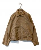 Weather King by Rolandウェザーキング バイ ローランド）の古着「ナイロンスウィングトップ」｜ブラウン