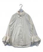 ETRE TOKYOエトレトウキョウ）の古着「フリルカフスシャツ　1224210097」｜アイボリー