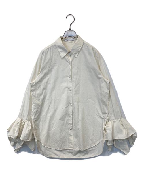 ETRE TOKYO（エトレトウキョウ）ETRE TOKYO (エトレトウキョウ) フリルカフスシャツ　1224210097 アイボリー サイズ:FREEの古着・服飾アイテム