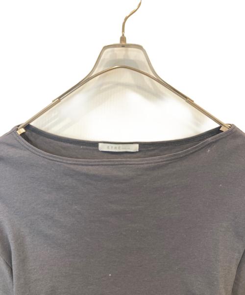 ETRE TOKYO（エトレトウキョウ）ETRE TOKYO (エトレトウキョウ) BOXスリーブカットトップス 1224312140 ブラック サイズ:FREEの古着・服飾アイテム