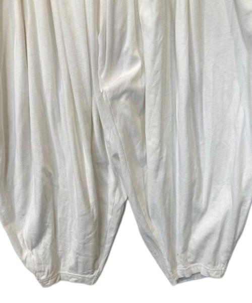 ETRE TOKYO（エトレトウキョウ）ETRE TOKYO (エトレトウキョウ) ウエストギャザーバルーンカットパンツ　1224320178 ホワイト サイズ:Sの古着・服飾アイテム