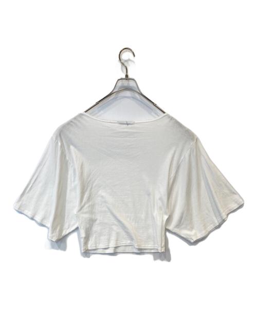 ETRE TOKYO（エトレトウキョウ）ETRE TOKYO (エトレトウキョウ) BOXスリーブカットトップス　カットソー　1224312140 ホワイト サイズ:Fの古着・服飾アイテム