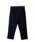 PRSN BLU（プリズンブルース）の古着「ブラックデニムパンツ」｜ブラック