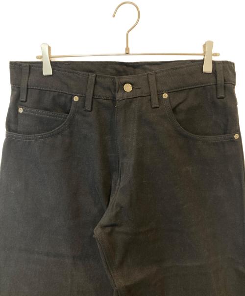 PRSN BLU（プリズンブルース）PRSN BLU (プリズンブルース) ブラックデニムパンツ ブラック サイズ:W35×L33の古着・服飾アイテム