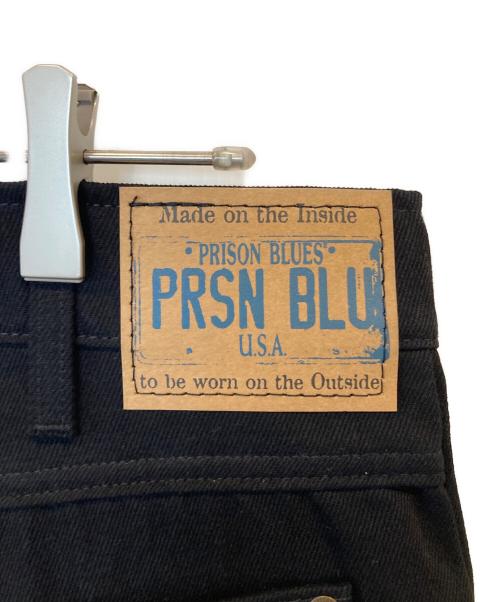 PRSN BLU（プリズンブルース）PRSN BLU (プリズンブルース) ブラックデニムパンツ ブラック サイズ:W35×L33の古着・服飾アイテム