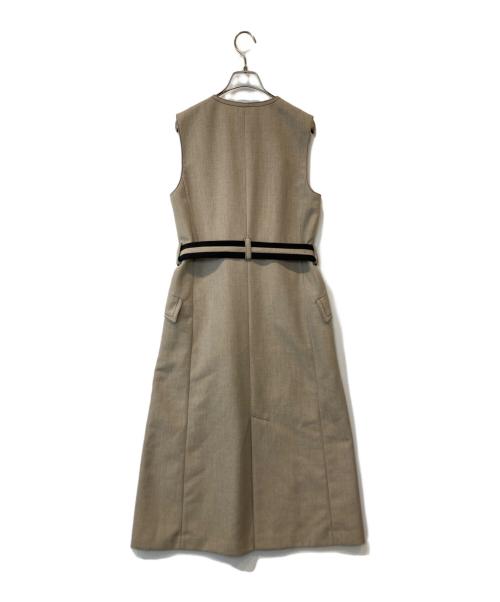 Diagram（ダイアグラム）Diagram (ダイアグラム) アシンメトリーカラーワンピース 03251 31332-00 ベージュ サイズ:36の古着・服飾アイテム