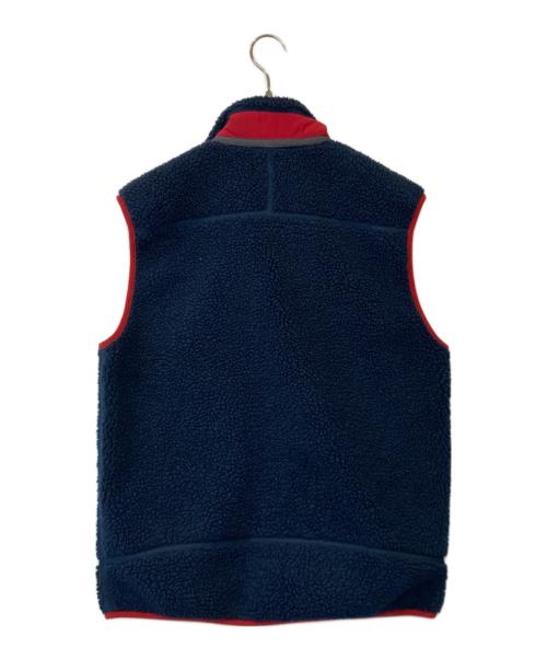 Patagonia（パタゴニア）Patagonia (パタゴニア) Classic Retro-X Vest 23048 ベスト ネイビー×レッド サイズ:Mの古着・服飾アイテム