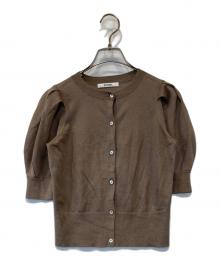 Snidel（スナイデル）の古着「ラメカーディガン　SWNT242014」｜ブラウン