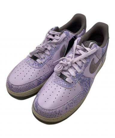 NIKE スニーカー　AIR FORCE 1ヘビ柄　 HF2898-500 薄紫 中古・古着通販】NIKE (ナイキ) Nike Air Force 1 Low 