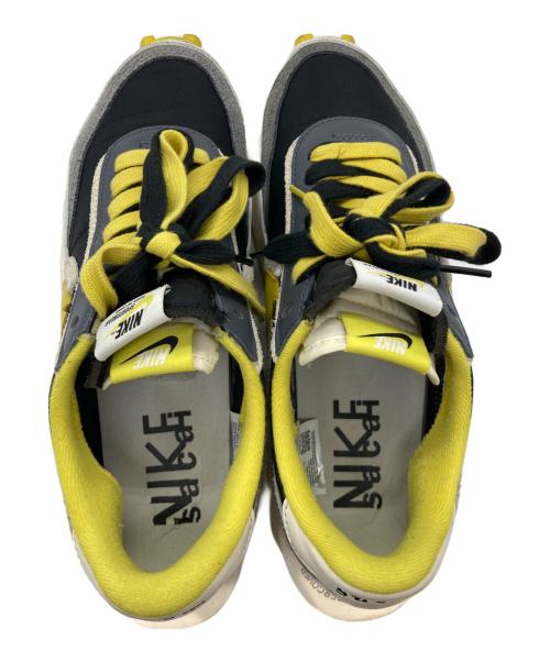 NIKE（ナイキ）NIKE (ナイキ) sacai (サカイ) UNDERCOVER (アンダーカバー) Waffle DJ4877-001 スニーカー イエロー×ブラック サイズ:26.5cmの古着・服飾アイテム