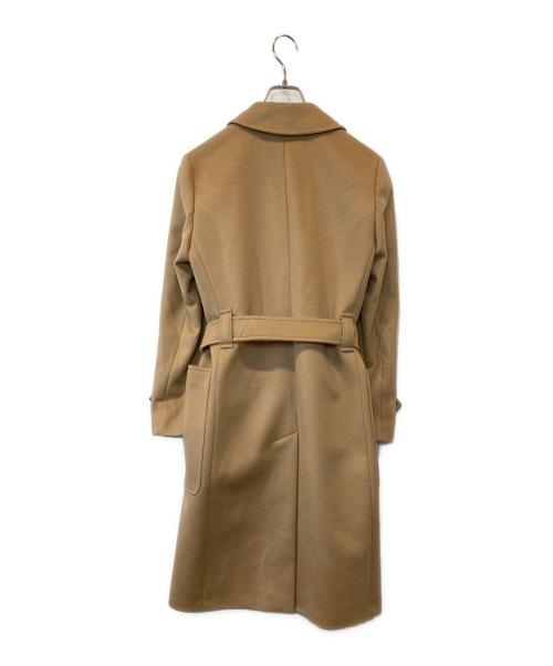 BURBERRY（バーバリー）BURBERRY (バーバリー) 襟裏ノバチェックカシミヤ混ウールカコート　8073324 ベージュ サイズ:36の古着・服飾アイテム