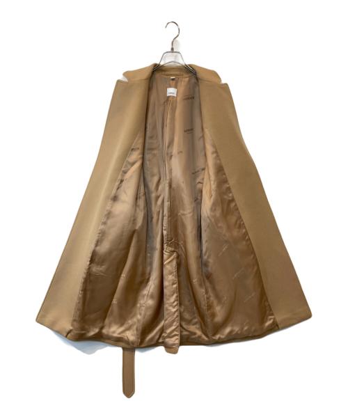 BURBERRY（バーバリー）BURBERRY (バーバリー) 襟裏ノバチェックカシミヤ混ウールカコート　8073324 ベージュ サイズ:36の古着・服飾アイテム