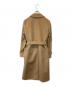 BURBERRY (バーバリー) 襟裏ノバチェックカシミヤ混ウールカコート　8073324 ベージュ サイズ:36：17000円