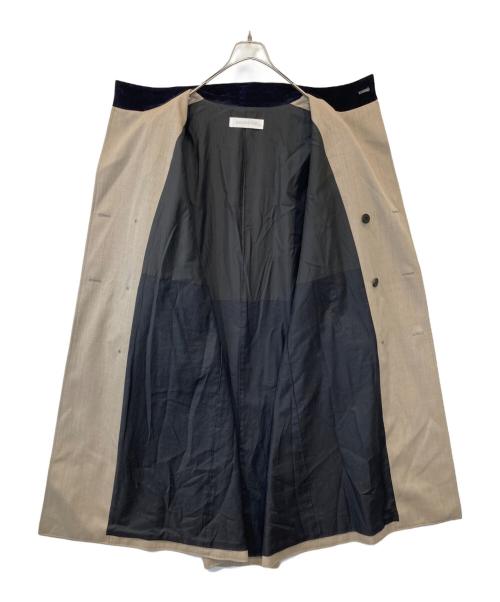 GALERIE VIE（ギャルリーヴィー）GALERIE VIE (ギャルリーヴィー) ウールギャバジンスタンドカラー トレンチコート　23-08-34-08101 ベージュ サイズ:FREEの古着・服飾アイテム