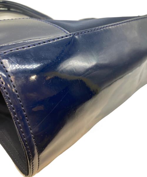 TORY BURCH（トリーバーチ）TORY BURCH (トリーバーチ) エラトートバッグ ネイビーの古着・服飾アイテム