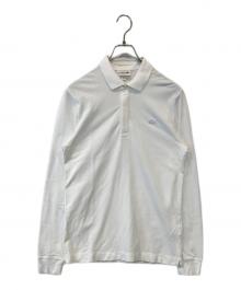 LACOSTE（ラコステ）の古着「比翼フロントロングスリーブポロシャツ」｜アイボリー