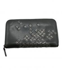 BOTTEGA VENETA（ボッテガベネタ）の古着「ラウンドファスナー財布 B05007308V」｜グレー