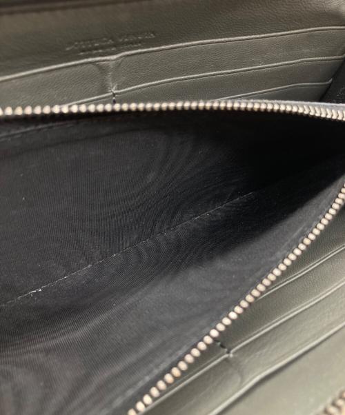 BOTTEGA VENETA（ボッテガベネタ）BOTTEGA VENETA (ボッテガベネタ) ラウンドファスナー財布 B05007308V グレーの古着・服飾アイテム