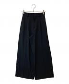 COLLAGE GALLARDAGALANTEコラージュ ガリャルダガランテ）の古着「ジャージワイドパンツ」｜ブラック