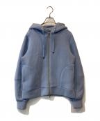 Emma Taylorエマテイラー）の古着「ダンボールジップアップパーカー EM232210118」｜ブルー