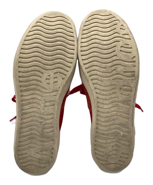 Acne studios（アクネ ストゥディオス）Acne studios (アクネ ストゥディオス) ローカットスニーカー レッド サイズ:42の古着・服飾アイテム