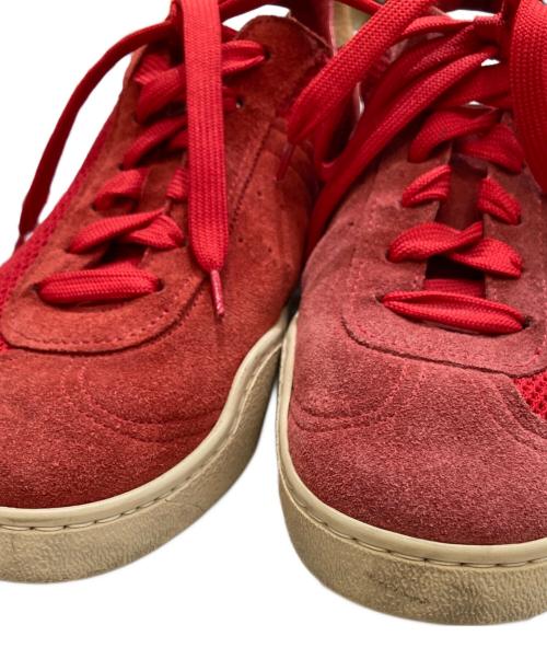 Acne studios（アクネ ストゥディオス）Acne studios (アクネ ストゥディオス) ローカットスニーカー レッド サイズ:42の古着・服飾アイテム