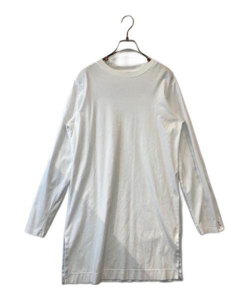 DIESEL（ディーゼル）DIESEL (ディーゼル) コピーライトロゴワンピース ホワイト サイズ:XSの古着・服飾アイテム