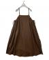 nest Robe（ネストローブ）の古着「リネン混キャミソールワンピース　01213-1059」｜ブラウン