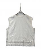 nest Robeネストローブ）の古着「インレースリーブレスプルオーバー　01231-1024」｜ホワイト