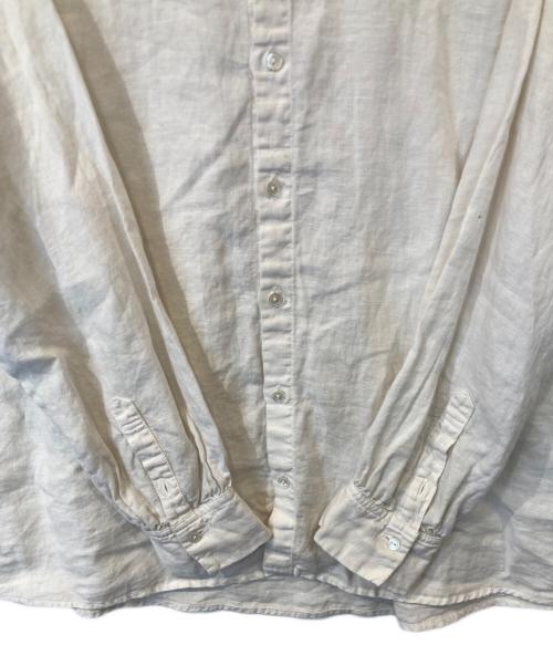 nest Robe（ネストローブ）nest Robe (ネストローブ) リネンデタッチャブルスクエアカラーブラウス　01211-1123 アイボリー サイズ:FREEの古着・服飾アイテム