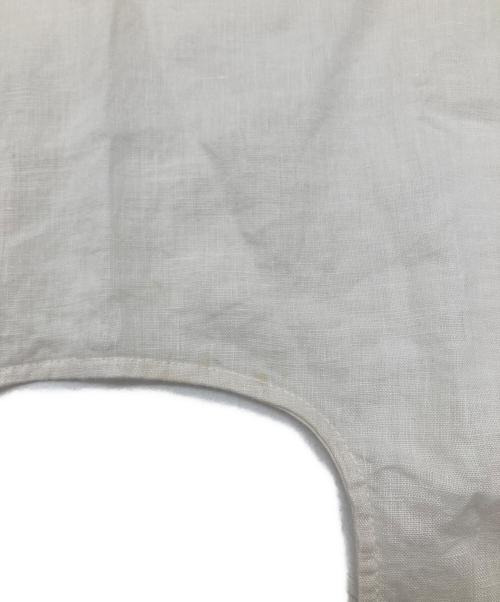 nest Robe（ネストローブ）nest Robe (ネストローブ) リネンデタッチャブルスクエアカラーブラウス　01211-1123 アイボリー サイズ:FREEの古着・服飾アイテム