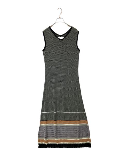 MURRAL（ミューラル）MURRAL (ミューラル) ミルフィーユニットドレス MU21HS-0903 ブラックの古着・服飾アイテム