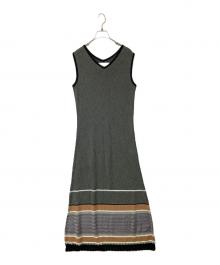 MURRAL（ミューラル）の古着「ミルフィーユニットドレス MU21HS-0903」｜ブラック