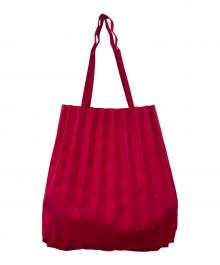 me ISSEY MIYAKE（ミーイッセイ ミヤケ）の古着「プリーツトートバッグ MI11AG031」｜ショッキングピンク