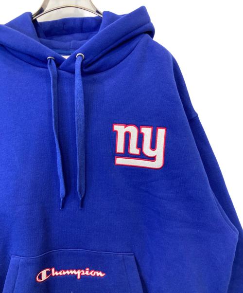 Champion（チャンピオン）Champion (チャンピオン) NFL (エヌエフエル) フーデッドスウェットシャツ　C3-U125 ブルー サイズ:Mの古着・服飾アイテム