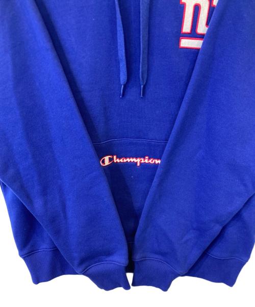 Champion（チャンピオン）Champion (チャンピオン) NFL (エヌエフエル) フーデッドスウェットシャツ　C3-U125 ブルー サイズ:Mの古着・服飾アイテム