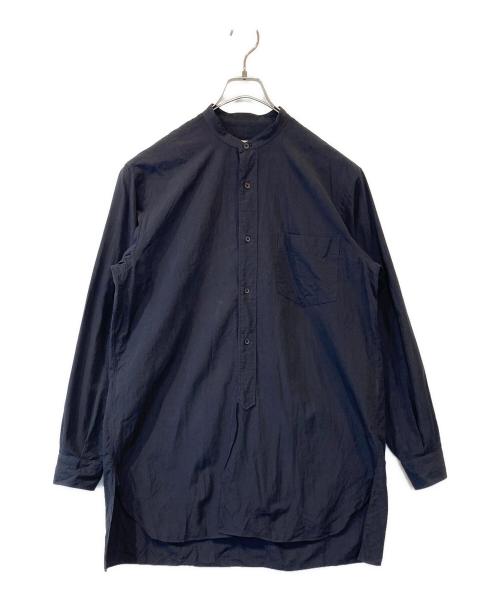COMOLI（コモリ）COMOLI (コモリ) バンドカラーシャツ　Y03-02002 ブラック サイズ:2の古着・服飾アイテム