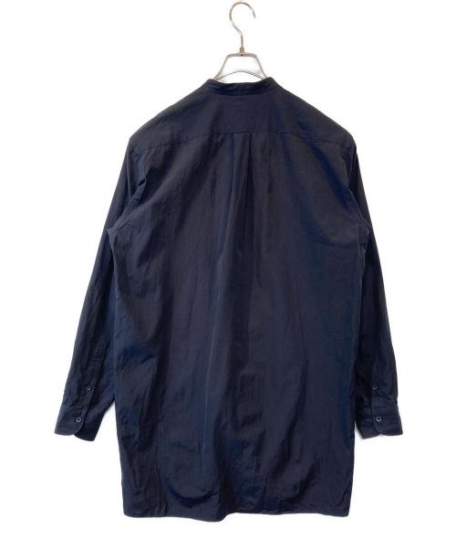 COMOLI（コモリ）COMOLI (コモリ) バンドカラーシャツ　Y03-02002 ブラック サイズ:2の古着・服飾アイテム