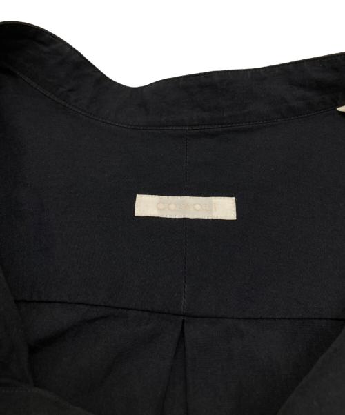 COMOLI（コモリ）COMOLI (コモリ) バンドカラーシャツ　Y03-02002 ブラック サイズ:2の古着・服飾アイテム