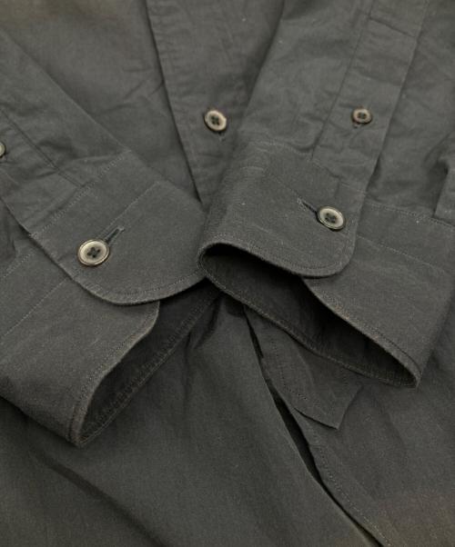 COMOLI（コモリ）COMOLI (コモリ) バンドカラーシャツ　Y03-02002 ブラック サイズ:2の古着・服飾アイテム
